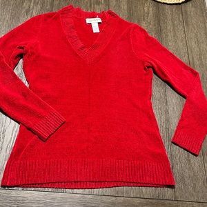 Jones sport New York red sweater Size M